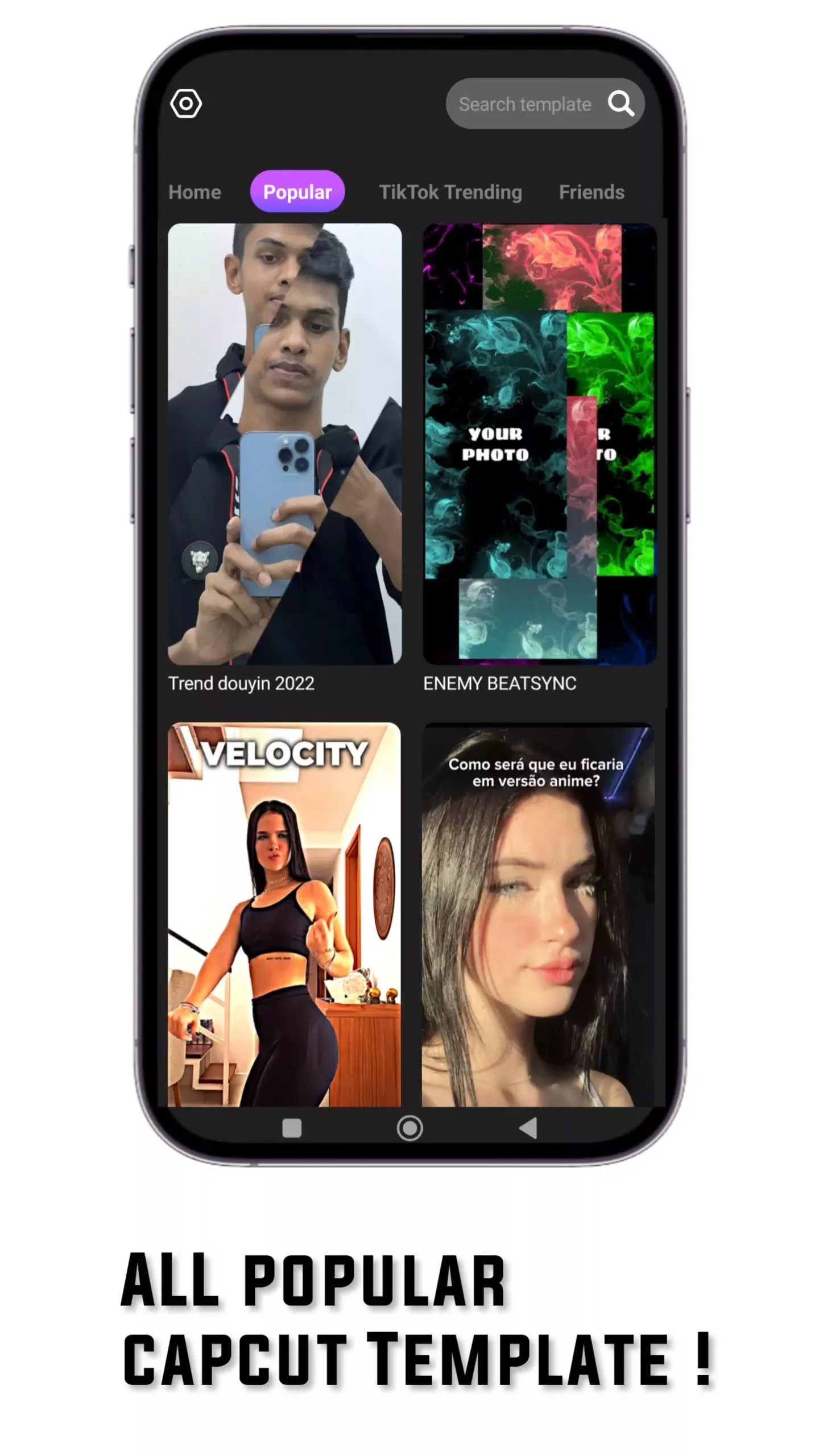 CapCut Template screenshot