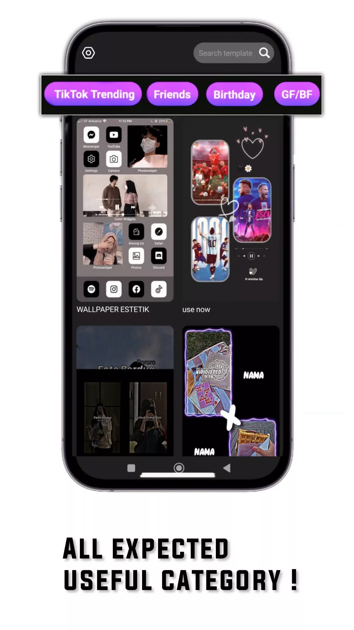 CapCut Template screenshot