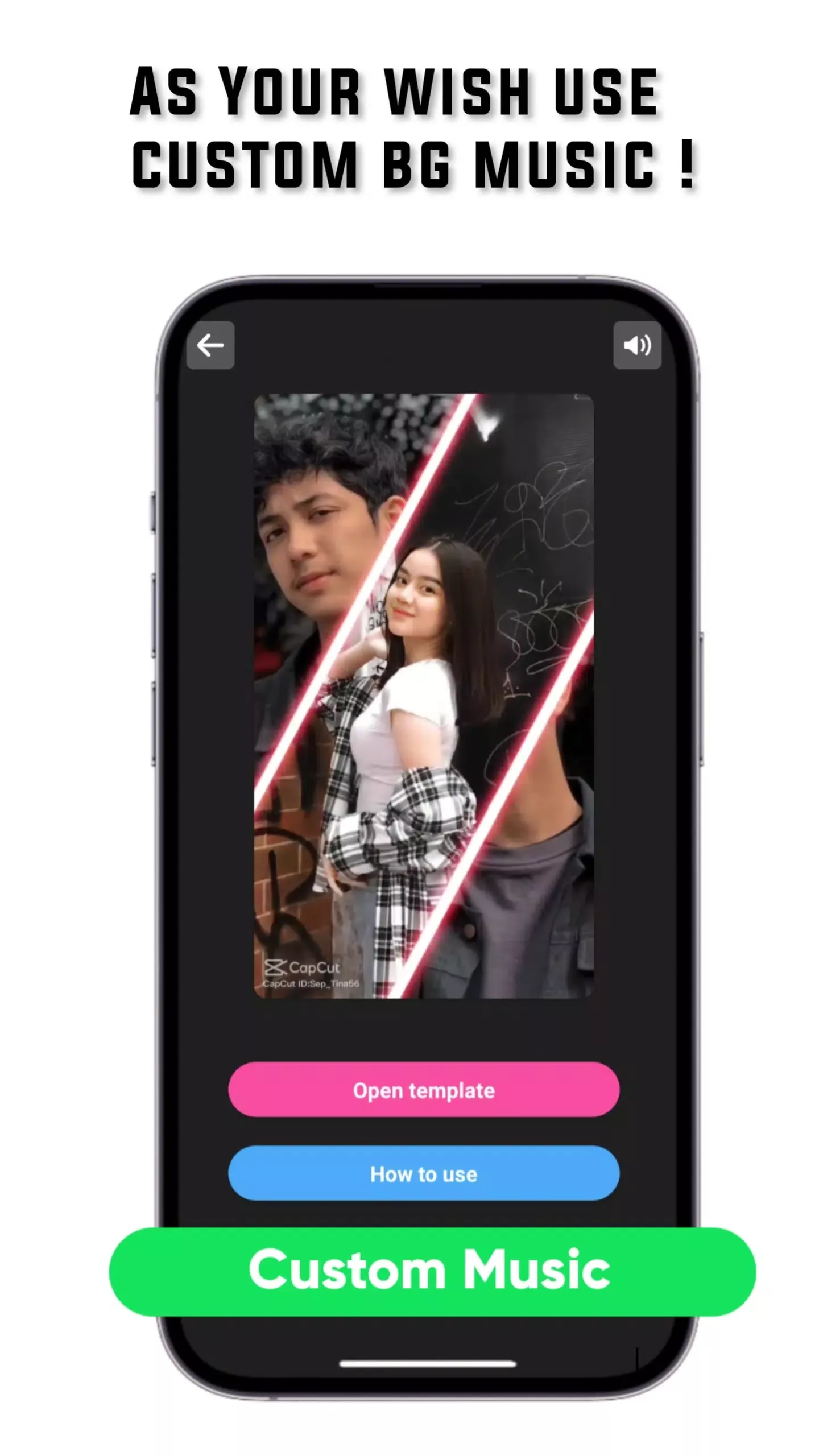 CapCut Template screenshot
