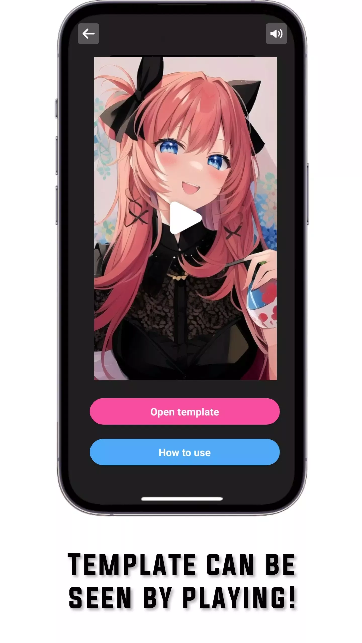 CapCut Template screenshot