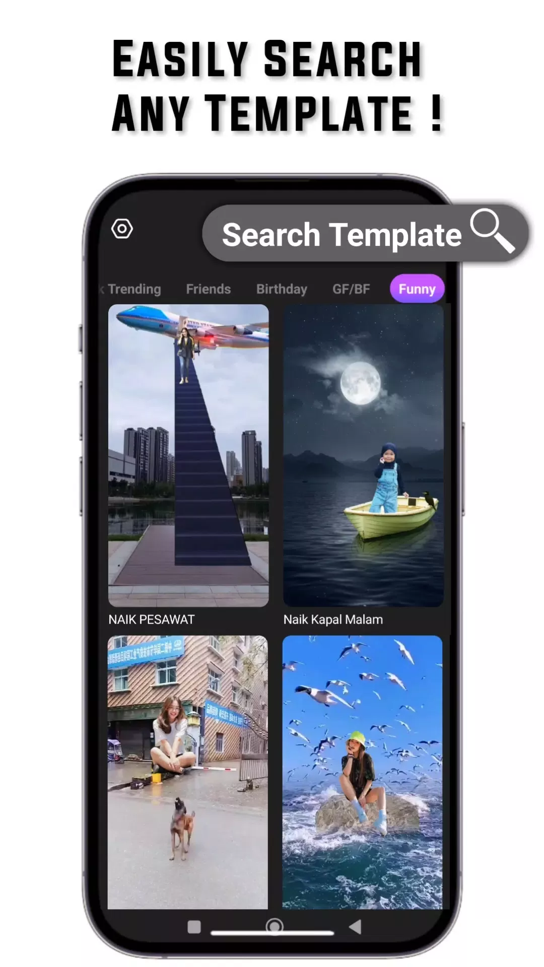 CapCut Template screenshot