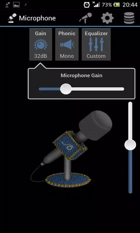 Microphone screenshot