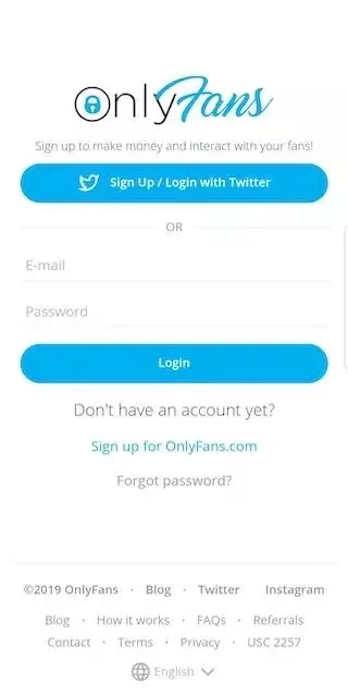 OnlyFans screenshot