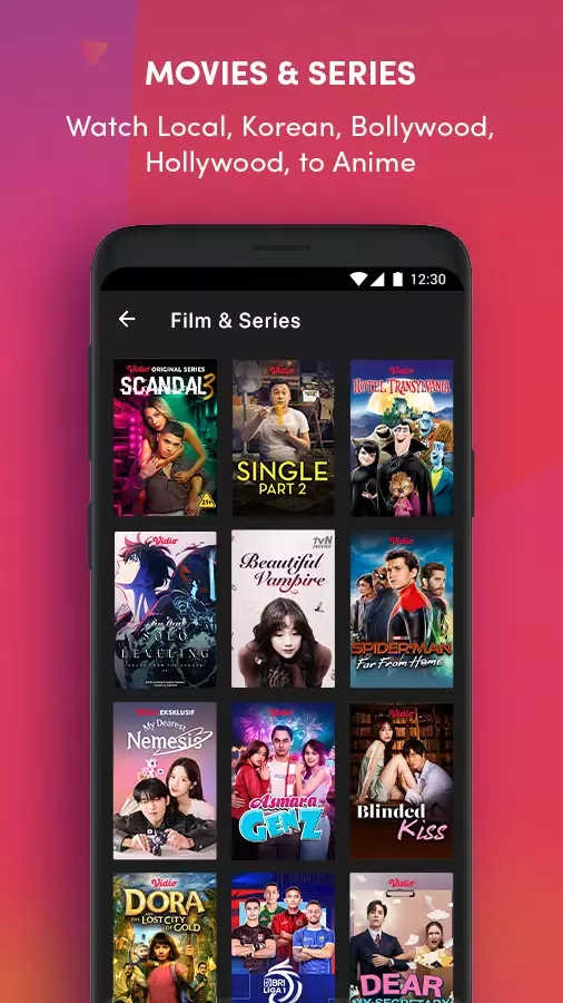 Vidio screenshot