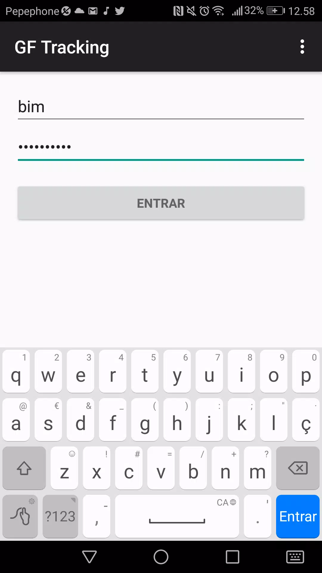 gftrack screenshot