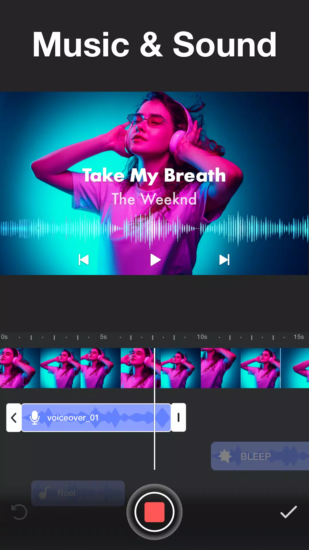 Vlog Editing screenshot