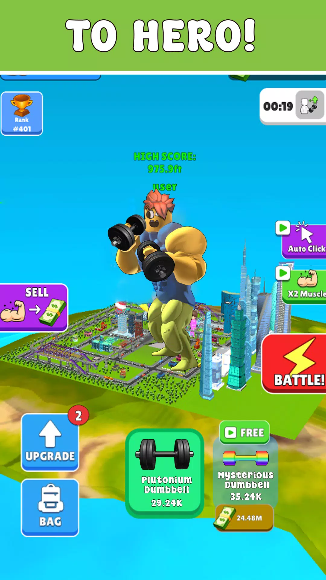 Hack Lifting Hero screenshot