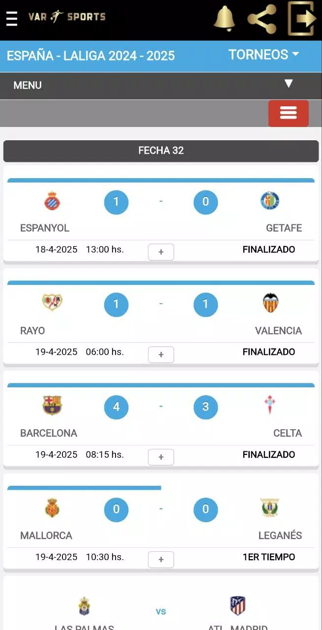 Var Sports screenshot
